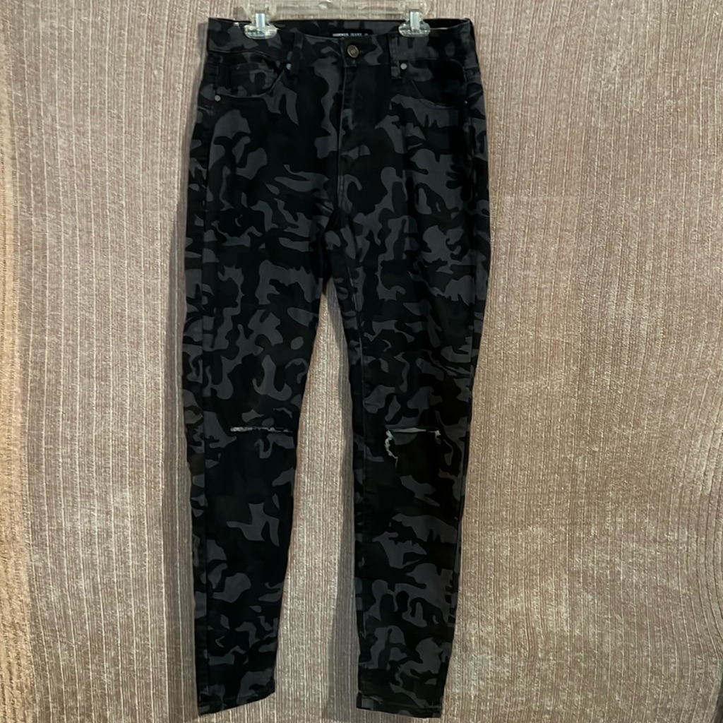 325 Hammer Brand Distressed Camo Jeans